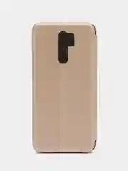 Золотой чехол-книжка Xiaomi Redmi Poco M 2 (Сяоми Поко М 2)