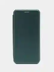 Зеленый чехол-книжка для Huawei Honor 9C, P 40 Lite E, Y 7 p, экокожа