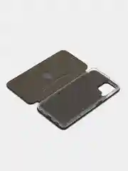 Темно-синий чехол-книжка для Samsung Galaxy A 22, Samsung Galaxy M 32 экокожа (Самсунг А 22 М 32)