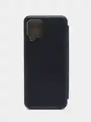 Темно-синий чехол-книжка для Samsung Galaxy A 22, Samsung Galaxy M 32 экокожа (Самсунг А 22 М 32)