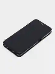 Темно-синий чехол-книжка для Samsung Galaxy A 22, Samsung Galaxy M 32 экокожа (Самсунг А 22 М 32)