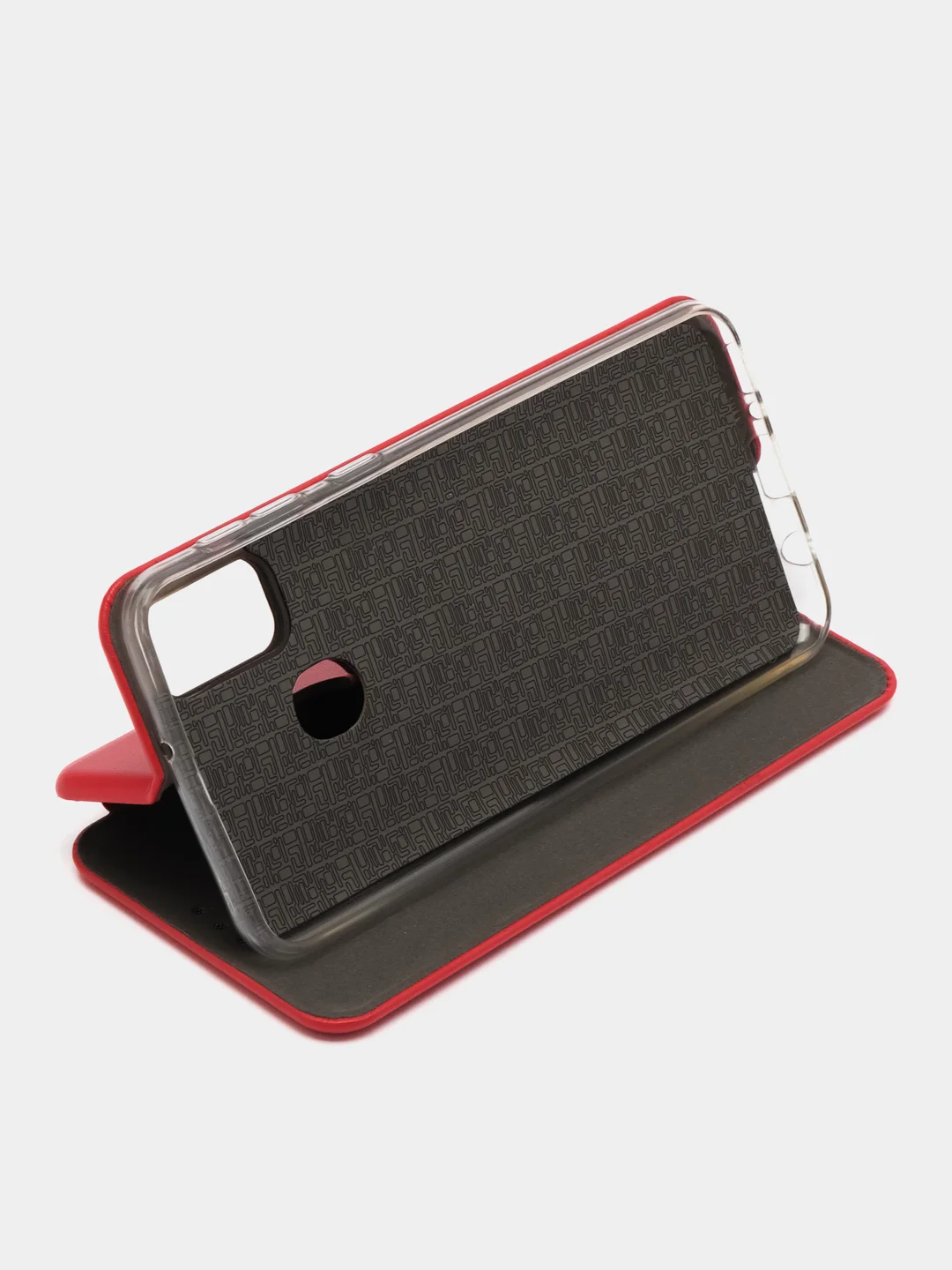 Красный чехол-книжка для Samsung Galaxy M 21, экокожа (Самсунг М 21), M21