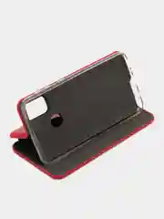 Красный чехол-книжка для Samsung Galaxy M 21, экокожа (Самсунг М 21), M21