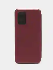 Бордовый чехол книжка для Samsung Galaxy A 13 (Самсунг Гэлакси А 13), из экокожи