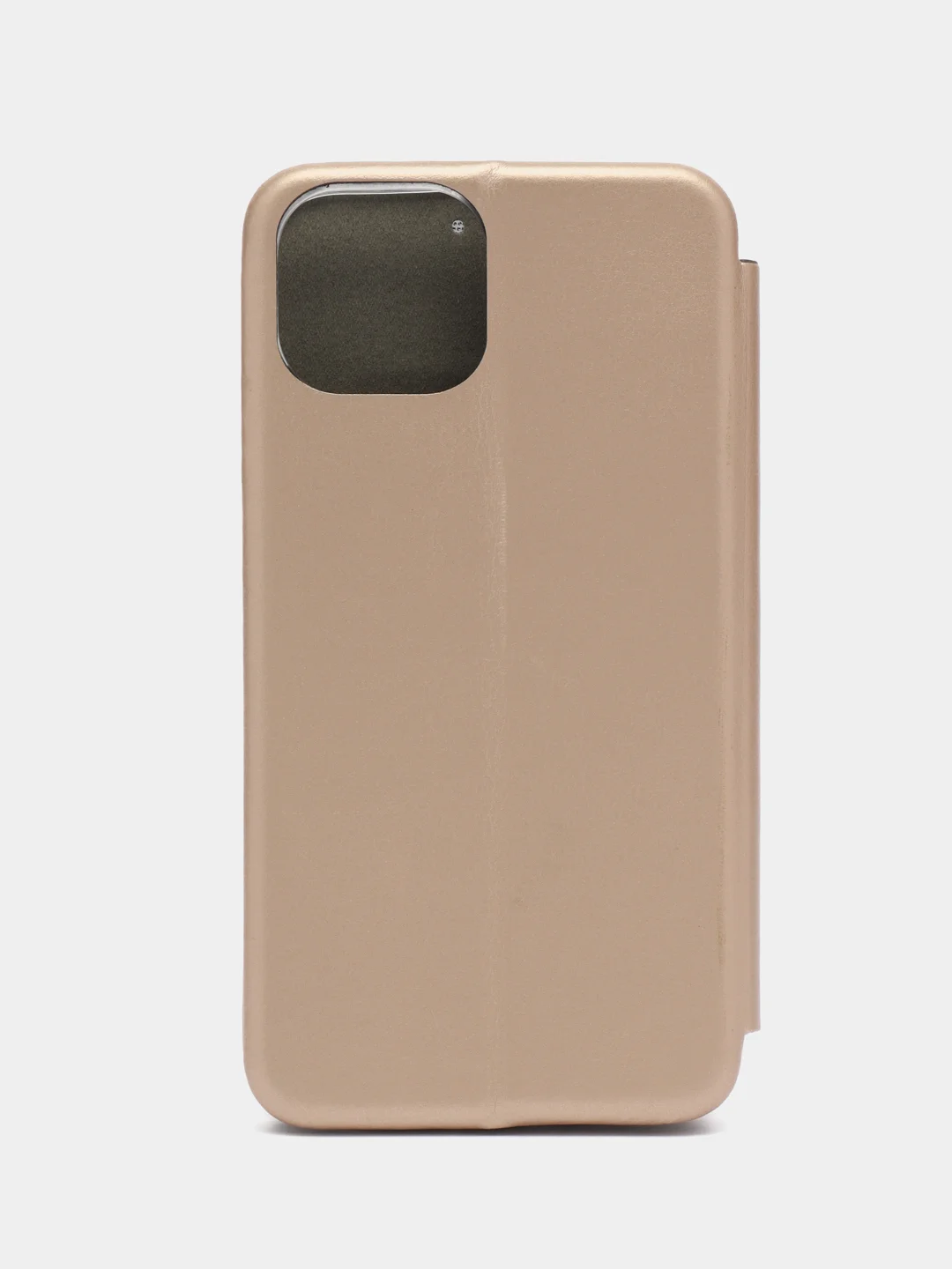 Золотой чехол-книжка для iPhone 13, экокожа
