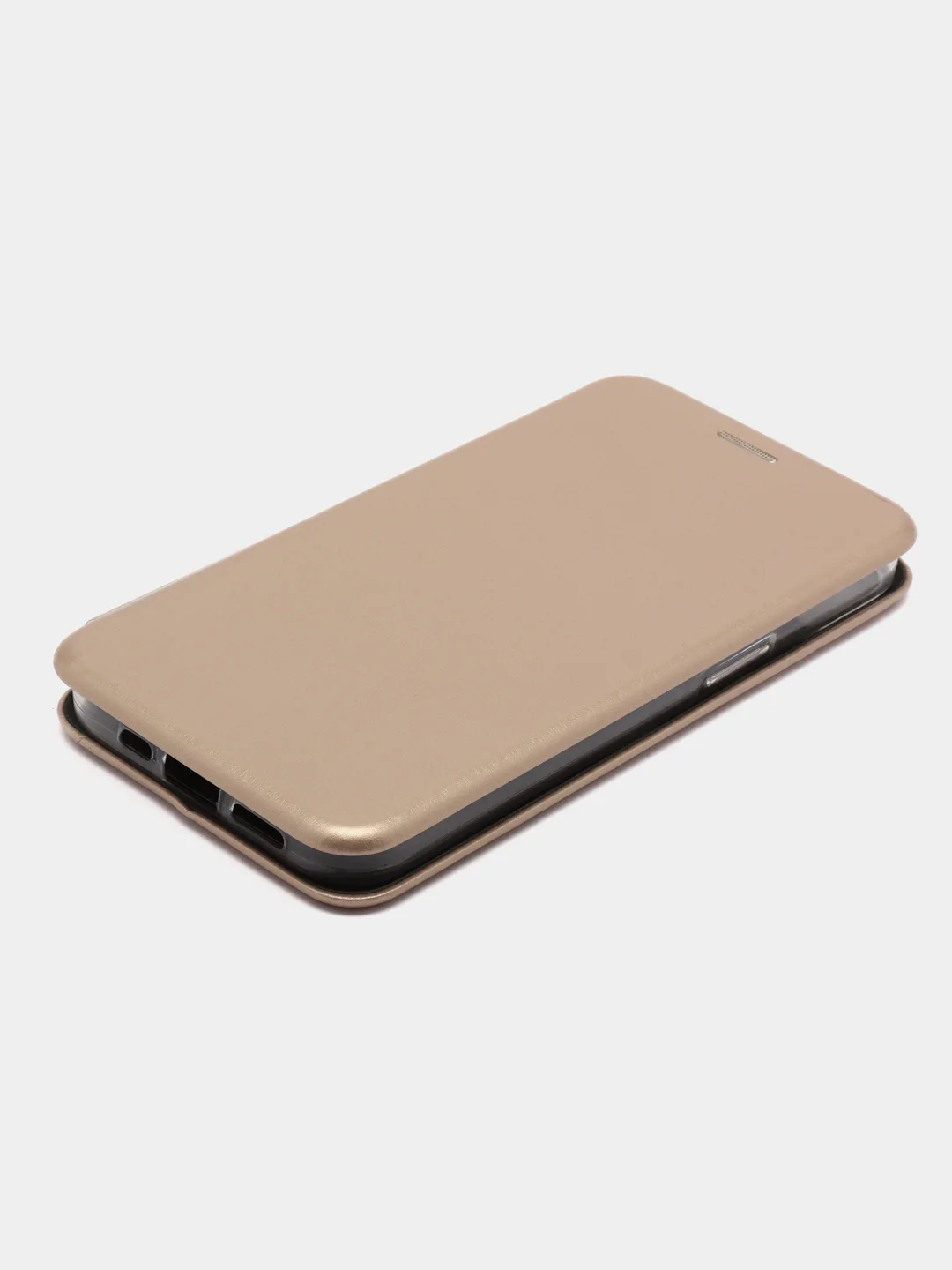 Золотой чехол-книжка для iPhone 13, экокожа