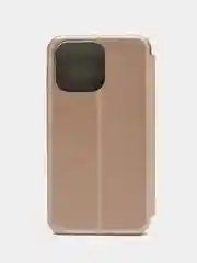 Золотой чехол-книжка для iPhone 13 Pro, iPhone 13 Pro, 13 Про, 13 Про, экокожа