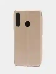 Золотой чехол-книжка для Huawei Honor 9C, P 40 Lite E, Y 7 p, экокожа