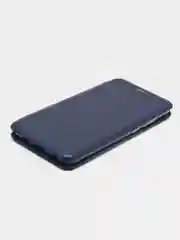 Синий чехол-книжка для Samsung Galaxy A 03, экокожа (Самсунг А 03)