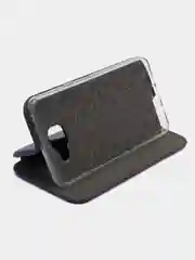 Синий чехол-книжка для Samsung Galaxy A 5 2016, A5 (2016), Самсунг А 5 2016, экокожа