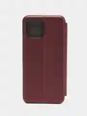 Бордовый чехол-книжка для Xiaomi Mi 11 lite / Mi 11 lite / Mi 11 lite (Сяоми Ми 11 лайт)