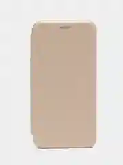 Золотой чехол-книжка для Xiaomi Redmi 7 / Redmi Y 3 / Redmi Y3 / Сяоми Редми 7 / У 3 / У3, экокожа