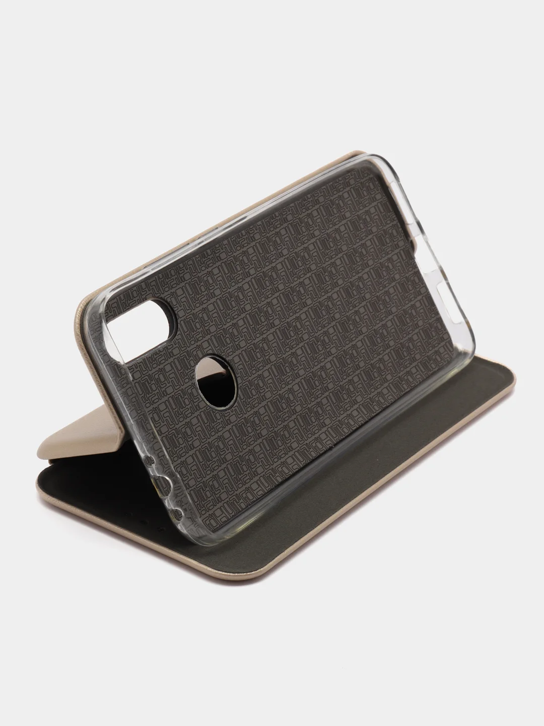 Золотой чехол-книжка для Xiaomi Redmi 7 / Redmi Y 3 / Redmi Y3 / Сяоми Редми 7 / У 3 / У3, экокожа