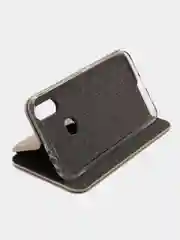 Золотой чехол-книжка для Xiaomi Redmi 7 / Redmi Y 3 / Redmi Y3 / Сяоми Редми 7 / У 3 / У3, экокожа
