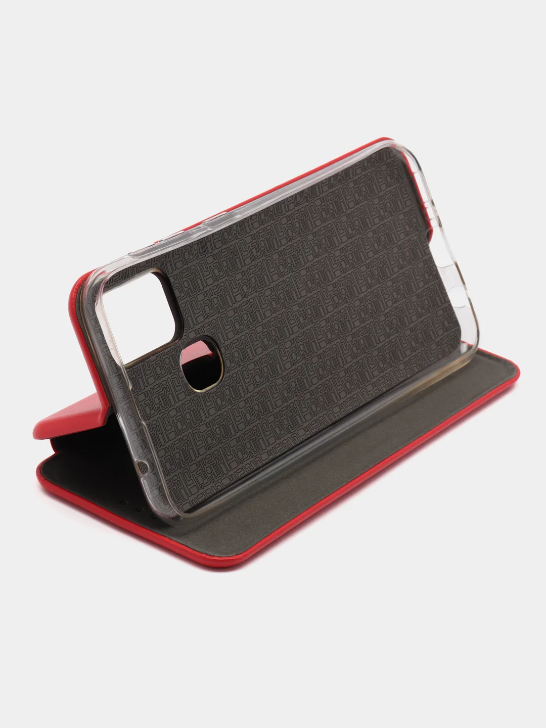 Красный чехол-книжка для Samsung Galaxy M 31, экокожа (Самсунг М 31)