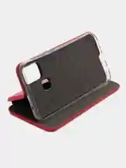Красный чехол-книжка для Samsung Galaxy M 31, экокожа (Самсунг М 31)