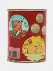Медный копилка для денег "Капибара, копим на сладкие мечты!"