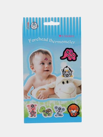Безртутный термометр-наклейка для детей