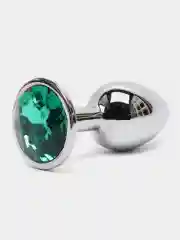 Анальная пробка, металлическая, с кристаллом, пробка анальная