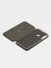 Темно-синий чехол-книжка для Huawei Honor 9C, P 40 Lite E, Y 7 p, экокожа
