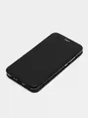 Темно-синий чехол-книжка для Huawei Honor 9C, P 40 Lite E, Y 7 p, экокожа