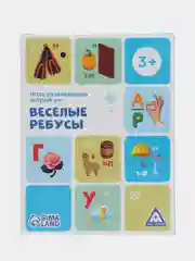 Развивающая игра "Весёлые ребусы", 30 карт