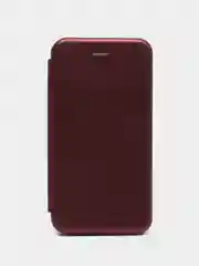 Бордовый чехол-книжка для iPhone 11, Айфон 11, экокожа