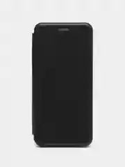 Темно-синий чехол-книжка для Huawei Honor 9 A (Хонор 9 А), из экокожи