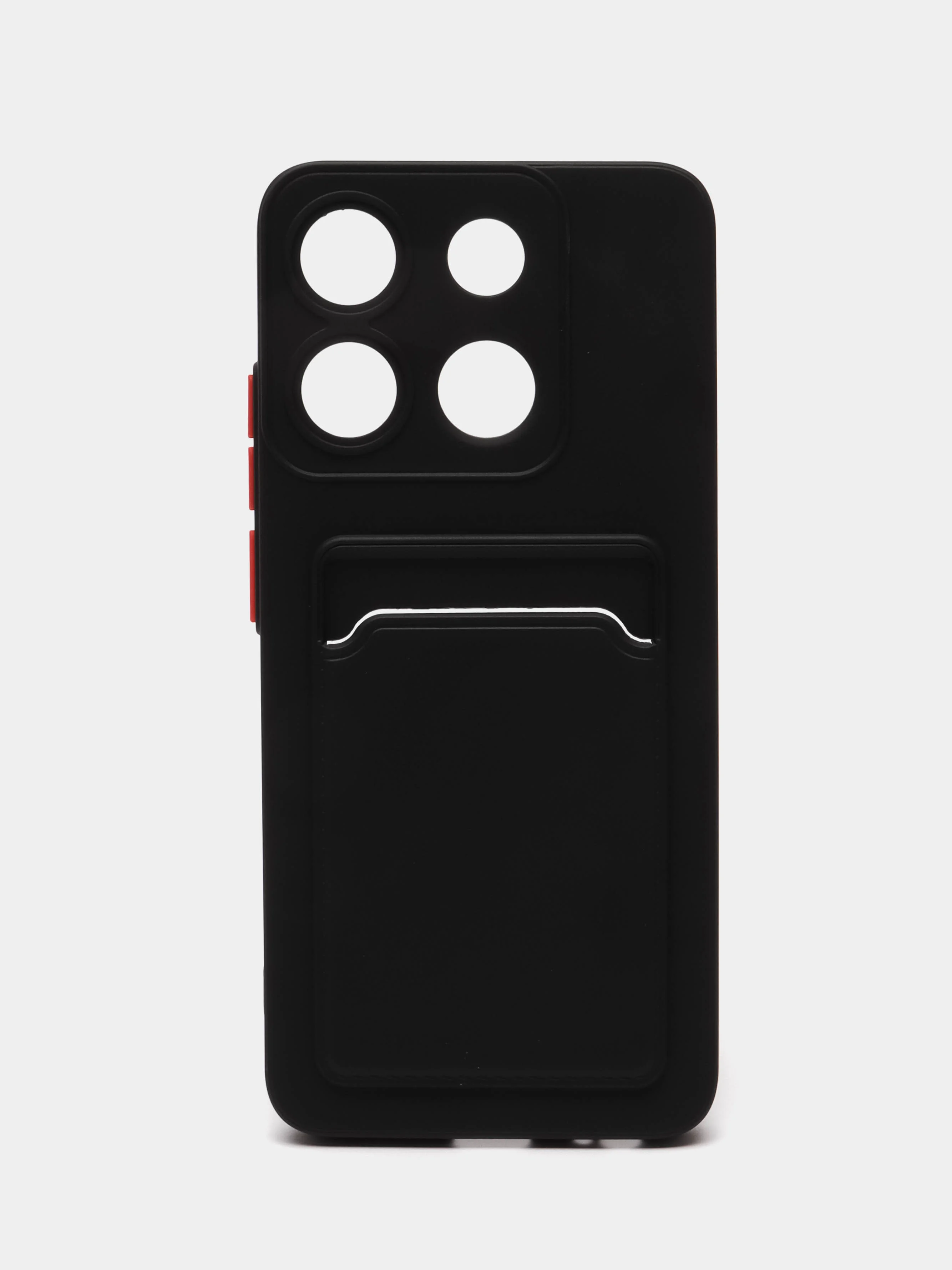 Черный силиконовый чехол для Infinix SMART 7 Plus (Инфиникс Смарт 7 Плюс)