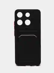 Черный силиконовый чехол для Infinix SMART 7 Plus (Инфиникс Смарт 7 Плюс)