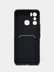 Темно-синий силиконовый чехол для Infinix Hot 20 Play 4G (Инфиникс Хот 20 плей)