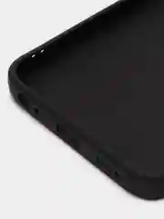 Черный чехол для Infinix Hot 30 Play (Инфиникс Хот 30 плей), силиконовый, с защитой камеры