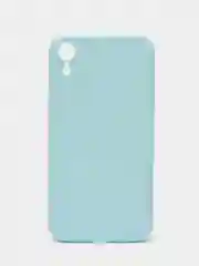 Голубой чехол для iPhone XR (Айфон хр), силиконовый, айфон