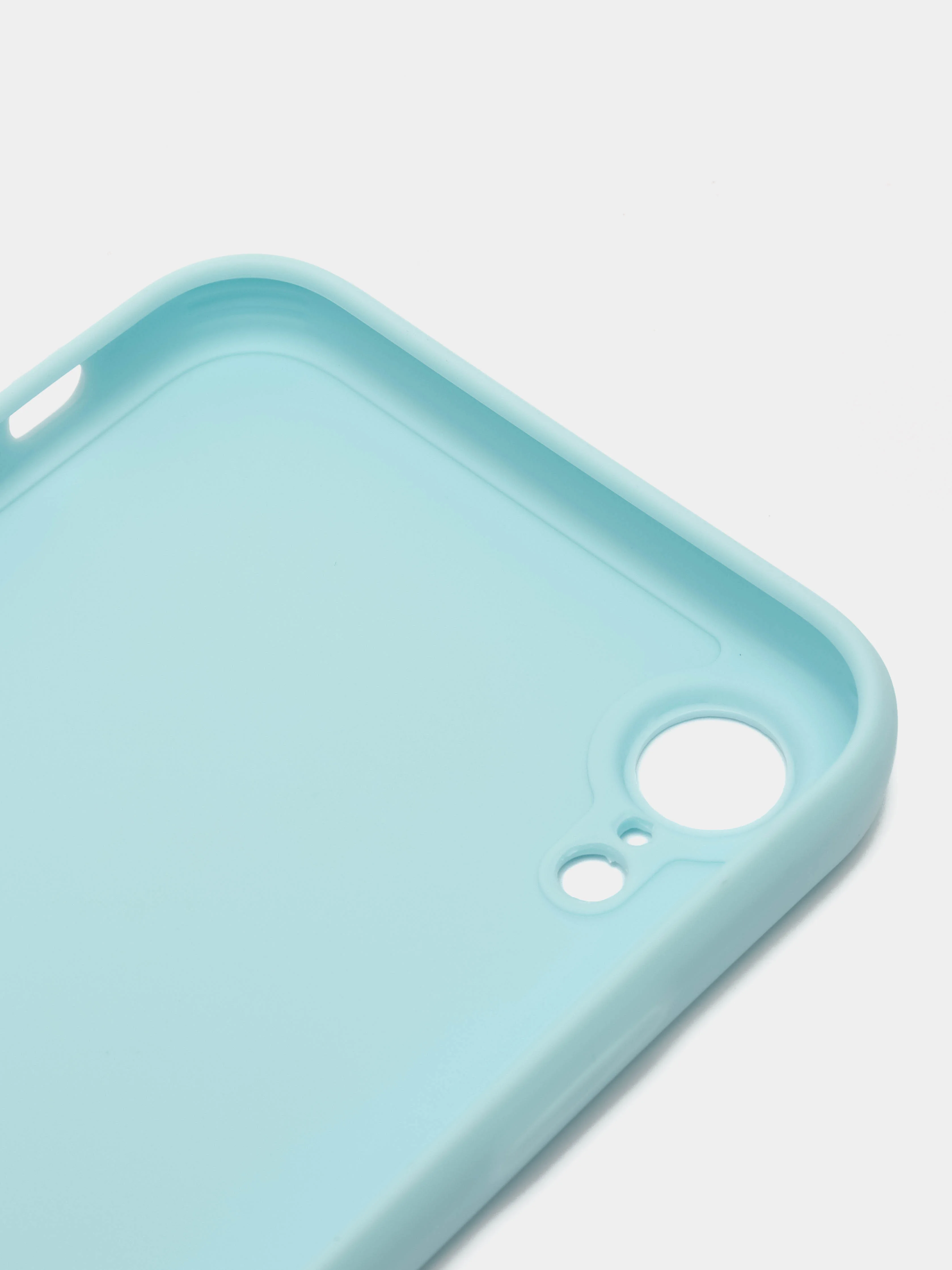 Голубой чехол для iPhone XR (Айфон хр), силиконовый, айфон