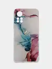Ледяной силиконовый чехол на Infinix HOT 11S NFC / Инфиникс Хот 11S NFC прозрачный, с рисунком