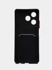 Черный силиконовый чехол для Infinix Hot 30, с защитой камеры, прозрачный
