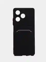Черный силиконовый чехол для Infinix Hot 30, с защитой камеры, прозрачный