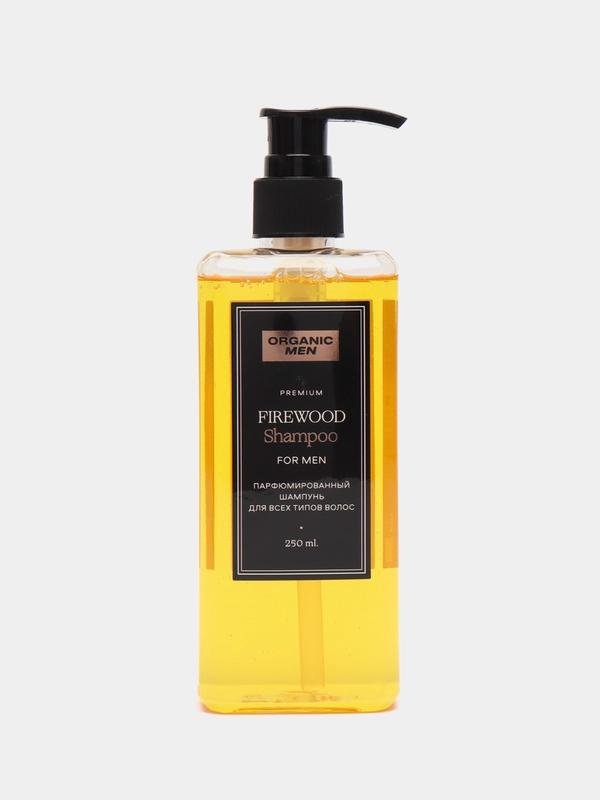 Organic Shop Organic Men Парфюмированный шампунь для всех типов волос "FIREWOOD", 250 мл