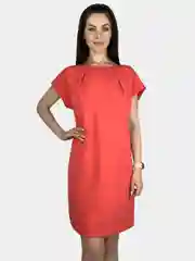 Коралловый платье женское