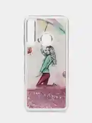 Розовый чехол-накладка для Huawei Y6P