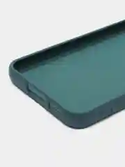 Тёмно-зелёный чехол для телефона Redmi 10, Note 10 Pro, Honor X7, Samsung S23 с бортами и защитой камеры