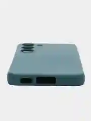Тёмно-зелёный чехол для телефона Redmi 10, Note 10 Pro, Honor X7, Samsung S23 с бортами и защитой камеры