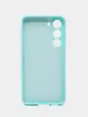 Бирюзовый чехол для телефона Redmi 10, Note 10 Pro, Honor X7, Samsung S23 с бортами и защитой камеры