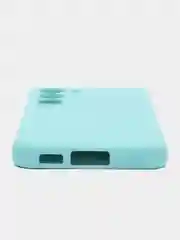 Бирюзовый чехол для телефона Redmi 10, Note 10 Pro, Honor X7, Samsung S23 с бортами и защитой камеры