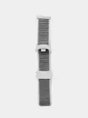 Белый ремешок для Xiaomi Mi Band 8 / 9, нейлоновый