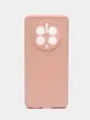 Пудровый чехол для HUAWEI Mate 50 Pro (Хуавей Мате 50 ПРО), прозрачный силиконовый