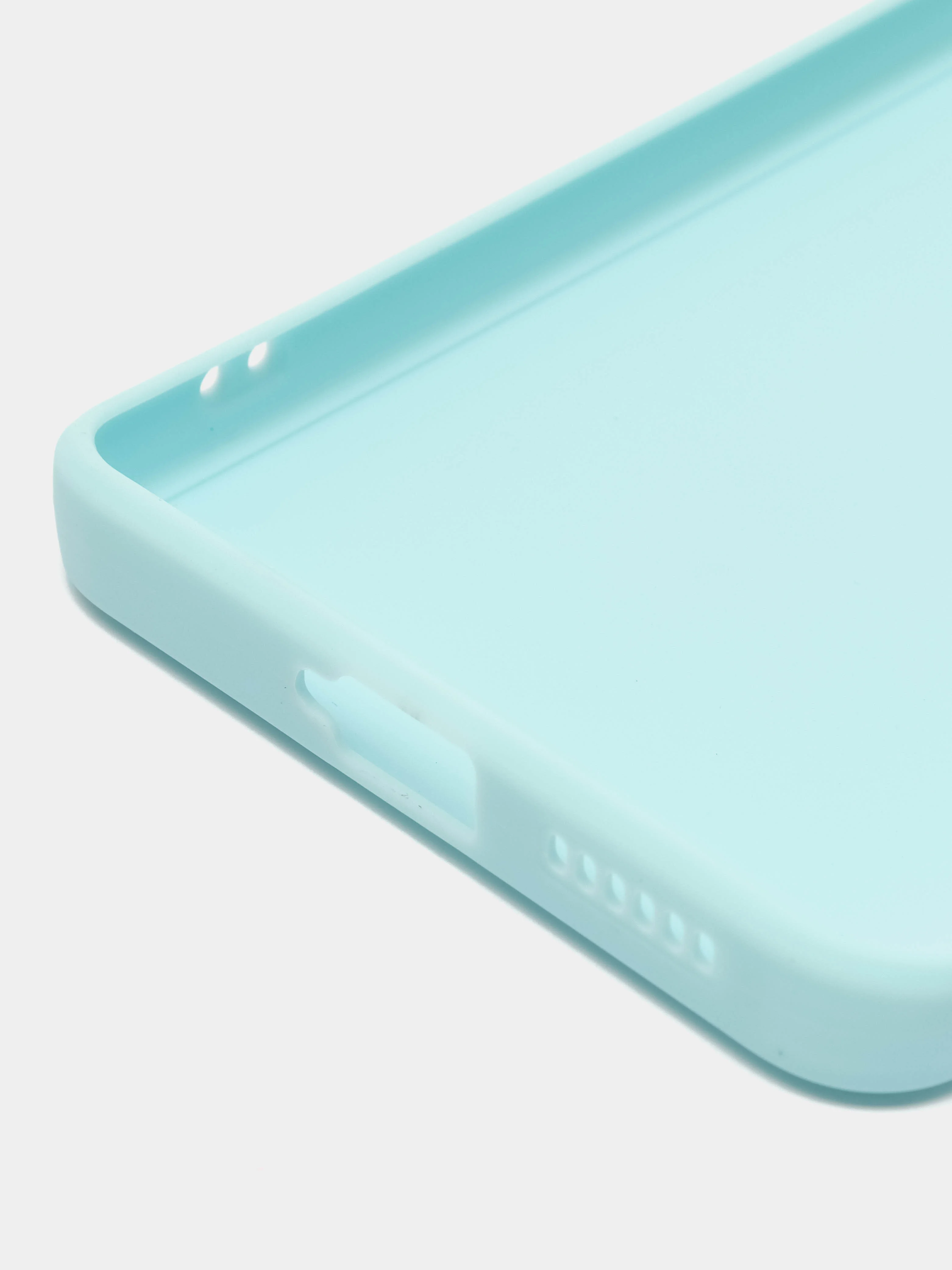 Голубой чехол для HUAWEI Mate 50 Pro (Хуавей Мате 50 ПРО), прозрачный силиконовый