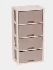Комод для хранения "Колорит", пластик, 475 х 300 х 940 мм, комод 4 ящика