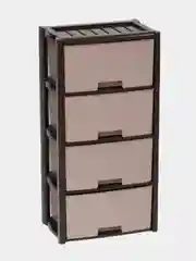 Комод для хранения "Колорит", пластик, 475 х 300 х 940 мм, комод 4 ящика