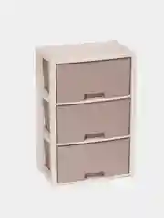 Комод пластиковый "Колорит" для хранения, пластик, 475 х 300 х 710 мм, 3 ящика